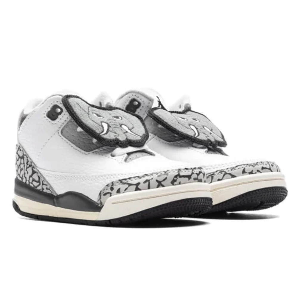 Air Jordan 3 Retro Hide N Sneak Elephant Toddler Shoes
